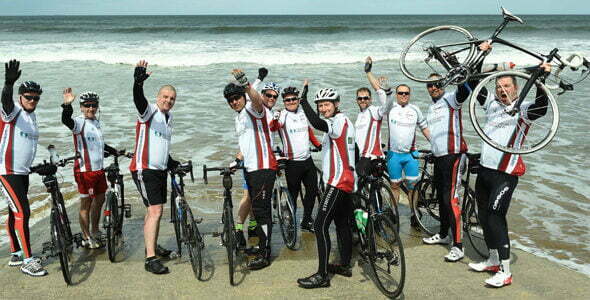 Finance experts get active with coast-to-coast bike ride