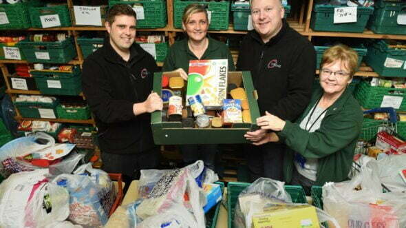 £15,000 BOOST FOR SALVATION ARMY AND FOOD BANKS
