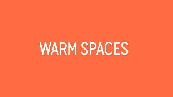 Warm spaces in Teesside